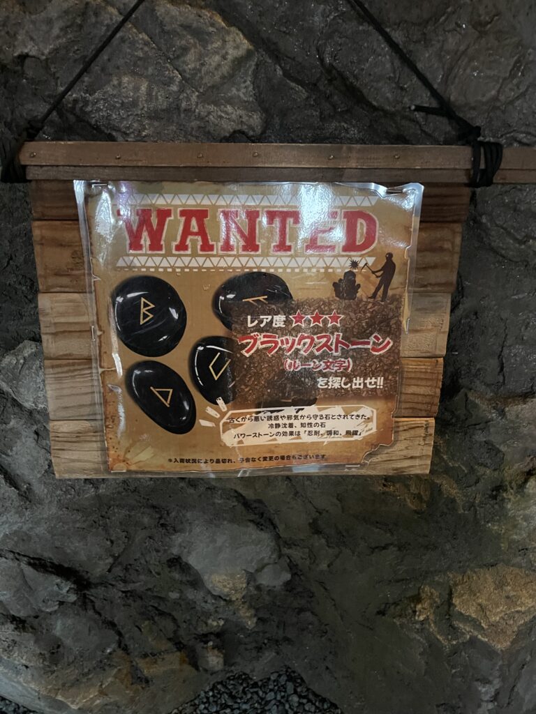 キャンプアンドキャビンズ山中湖のクリスタルハンターのスペシャルストーン