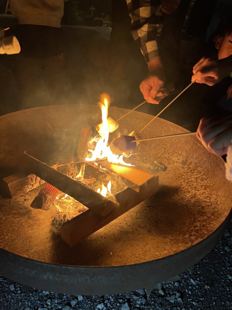 キャンプアンドキャビンズ山中湖のハロウィンマシュマロ