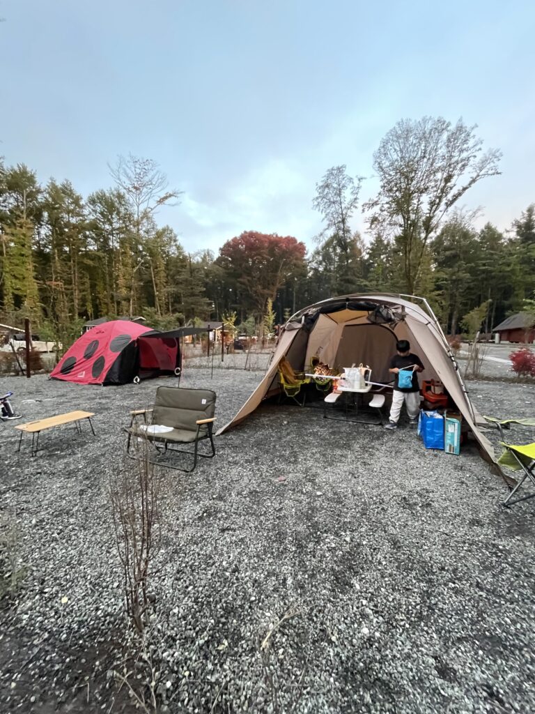 キャンプアンドキャビンズ山中湖テントハロウィン