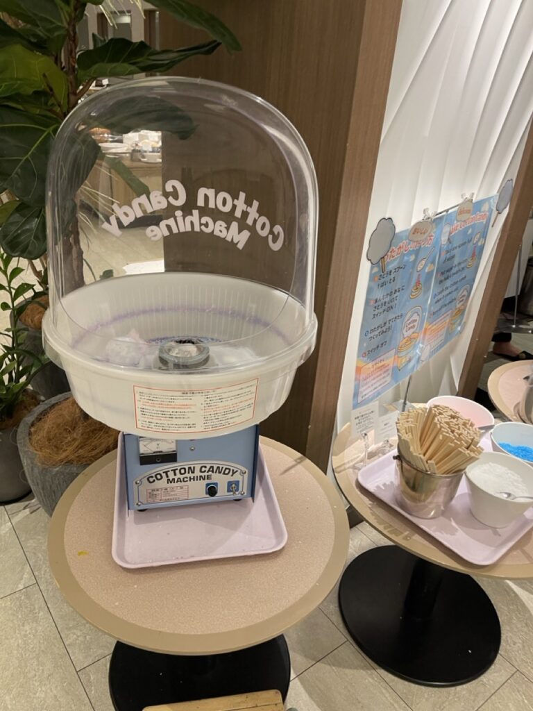 グランドメルキュール八ヶ岳（Grand Mercure Yatsugatake）レストラン　夕食　綿菓子